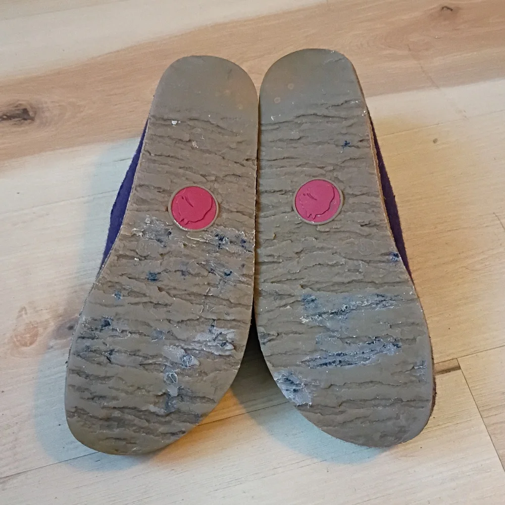 Haflinger Women's Purple Slippers - Picture 6 of 8